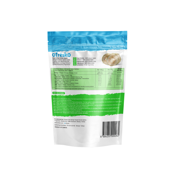 Ofrésko Oven Dry - Fırında Kurutulmuş  Yeşi̇l Elma 30 Gr Doypack