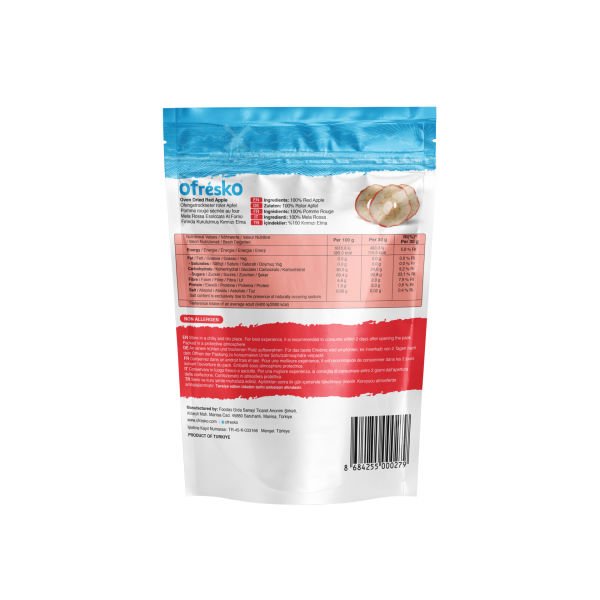 Ofrésko Oven Dry - Fırında Kurutulmuş Kırmızı Elma 30 Gr Doypack