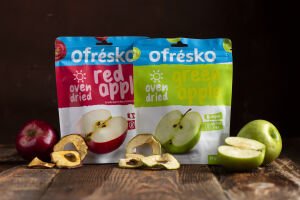 Ofrésko Mix Oven Dry - Fırında Kurutulmuş Yeşi̇l Elma, Kırmızı Elma, Freeze Dry - Dondurularak Kurutulmuş  Çi̇lek