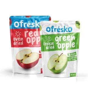 Ofrésko Mix Oven Dry - Fırında Kurutulmuş Kırmızı Elma, Freeze Dry - Dondurularak Kurutulmuş  Yeşi̇l Elma