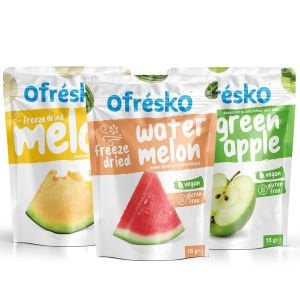Ofrésko Mix Freeze Dry - Dondurularak Kurutulmuş  Kavun, Karpuz, Yeşi̇l Elma