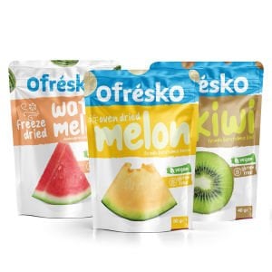 Ofrésko Mix Freeze Dry - Dondurularak Kurutulmuş  Karpuz,   Fırında Kurutulmuş - Oven Dry Kavun,  Ki̇vi̇