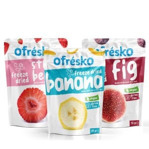 Ofrésko Mix Freeze Dry - Dondurularak Kurutulmuş  Çi̇lek, Muz, İnci̇r