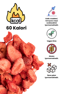 Ofresko Çilek Kuru Meyve Cipsi Freeze Dry 3'lü Paket - Dondurularak Kurutulmuş Kuru Meyve Çilek